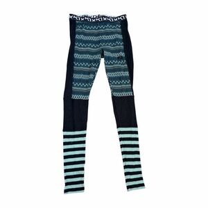 Kari Tra Patterned  Blue Basayer Leggings